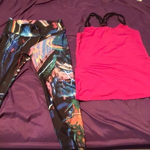Matching Fabletics work our set